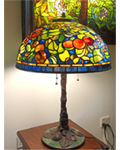 tiffany fruit style table lamp